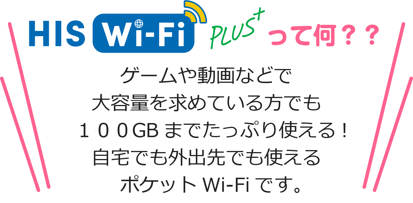 HIS Wi-Fi PLUS＋って何？