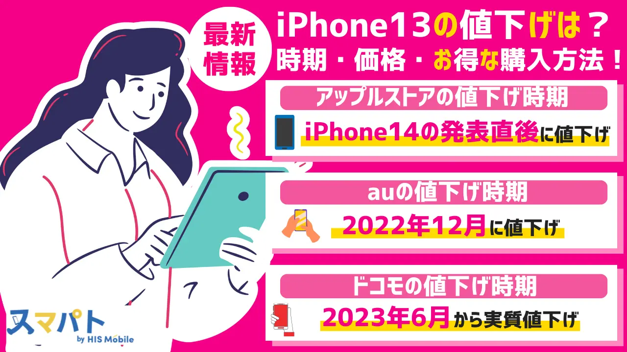 期間限定！iPhone 13 mini 値引き交渉⚪︎ - スマートフォン本体