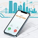 スマートフォンに川崎の番号が表示されている