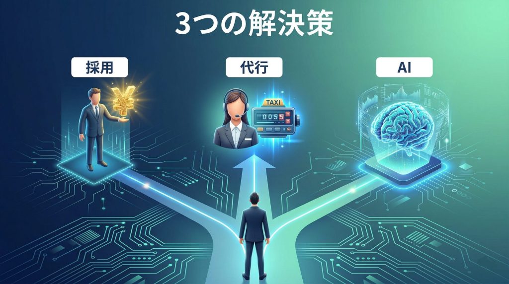 鳴りやまない電話対応を解決する3つの方法