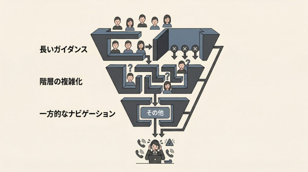 IVRの複雑なガイダンス