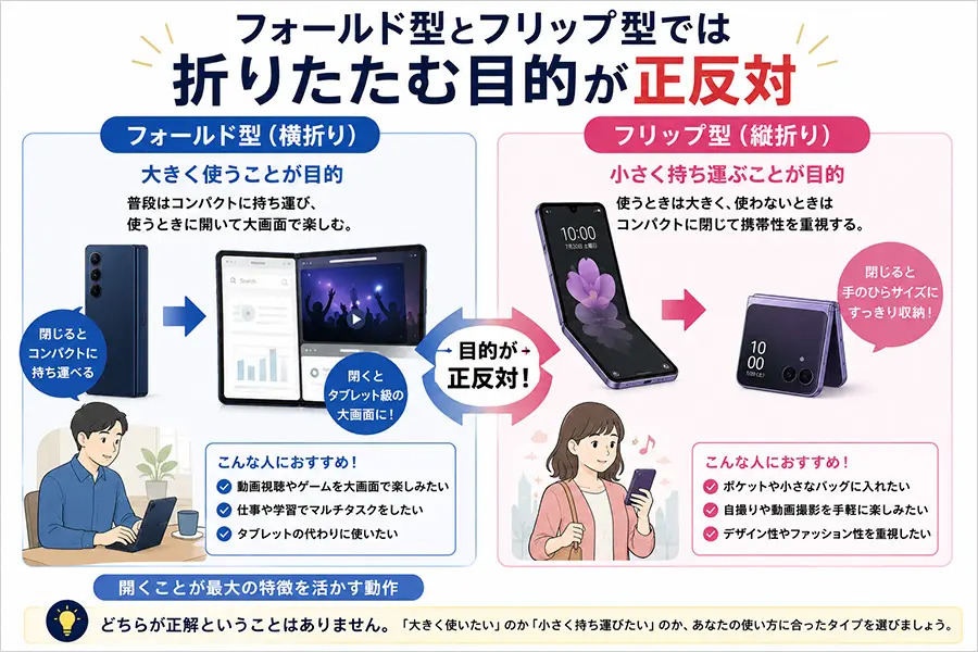 2026年最新】折りたたみスマホ完全ガイド｜メリットとデメリット 