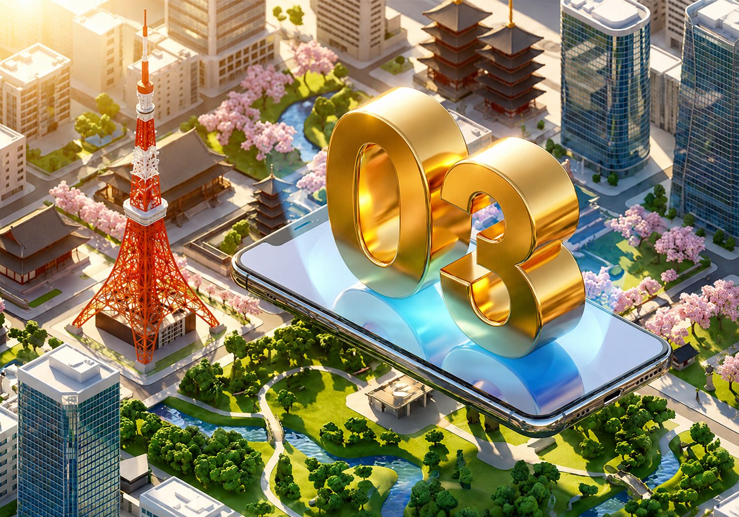 東京23区でスマホで03番号を使う